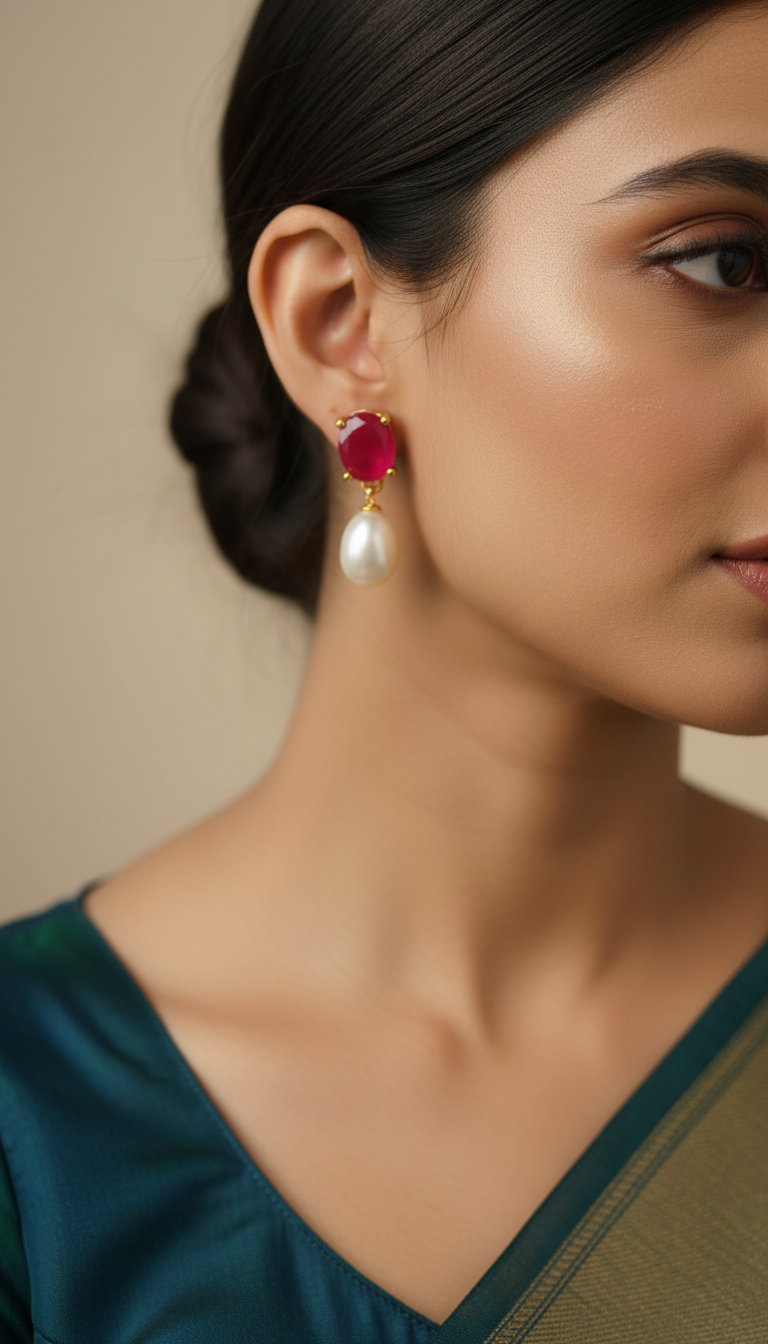Fresh Water Pearl Earrings